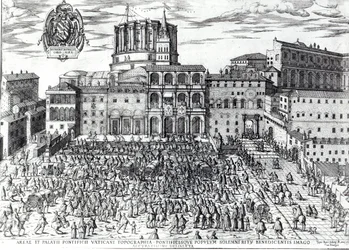 The Benediction of Pope Pius V in St. Peter